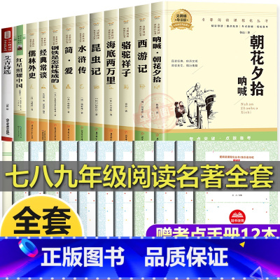 [12册]七八九年级上下册必读 [正版]全12册 初中必读名著十二本 初中生中考必读12本名著老师配套 初中课外阅读书籍