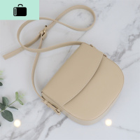 ins超火包韩版简约学生半圆马鞍包女2020新款网红百搭单肩斜挎包NEW LAKE女斜挎包