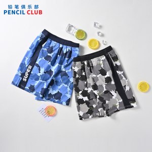 [1件3折]铅笔俱乐部童装2025夏装新款男童中裤儿童裤子小童迷彩六分裤短裤
