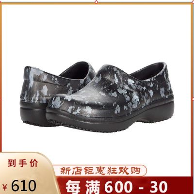 CROCS卡洛驰WorkNeriaProII时尚简约潮流前卫一脚蹬复古经典百搭女士小皮鞋运动沙滩鞋凉鞋
