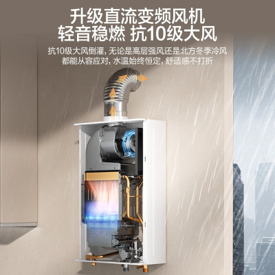 万和燃气热水器JSG25-13E3 PRO-20Y 13升恒温强排液化气二级能效家用大容量