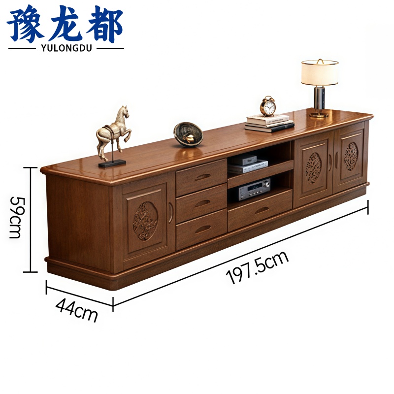 豫龙都 电视柜 三门 个