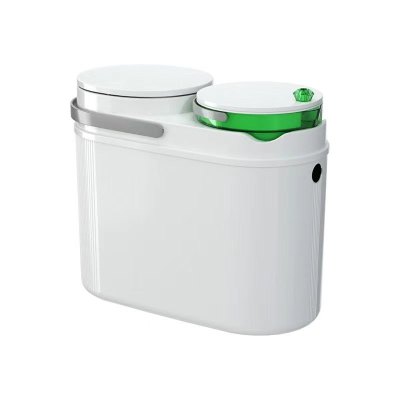 匹牧 PM-CST-0018 塑料茶水分离垃圾桶 大号双桶带轮茶水桶带排水管 单位:个