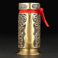 美帮汇铜 装香的家用供奉供佛香桶装香筒放香筒佛堂佛具用品