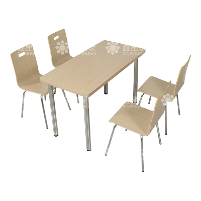 鑫星奈 XXN4040833 餐桌椅组合学校食堂桌椅一桌四椅