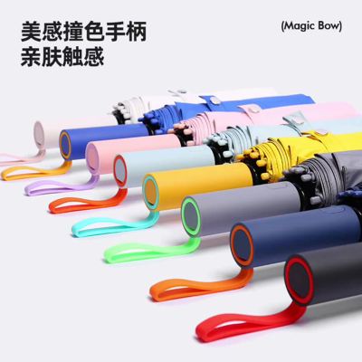 红叶全自动雨伞男士晴雨两用折叠遮阳伞防晒防紫外线太阳伞女