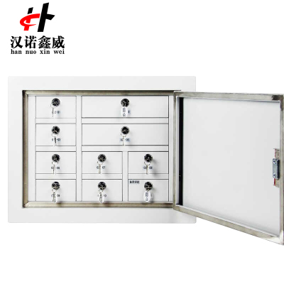 汉诺鑫威手机存放柜10格大壁挂款400*542*240mm