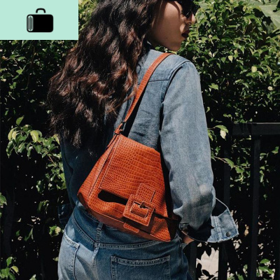 2020早秋新款小众设计师个性复古中古savi同款腋下包软皮法棍包NEW LAKE女士单肩包