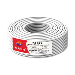 新光日月聚氯乙烯绝缘软电线电缆护套线 RVV(白/黑)(6芯)1平方/每米