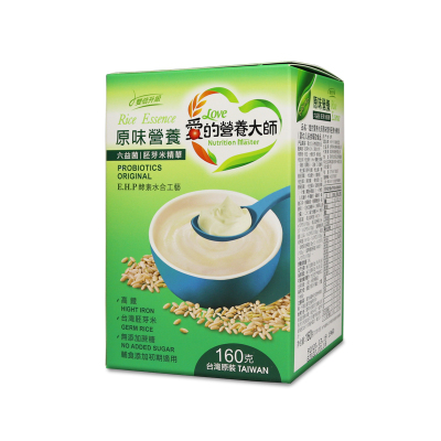 原味营养胚芽米精华米糊宝宝米粉六种益生菌160g/盒