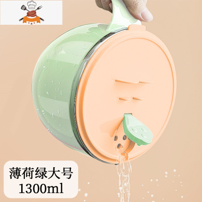 敬平不锈钢保温饭盒女上班族便当盒学生餐盒圆型日式饭缸食堂打饭器