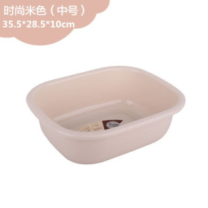美帮汇长方形塑料盆洗碗盆宝宝洗脸盆厨房家用洗菜盆洗衣盆加厚盆子