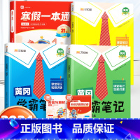 寒假一本通[人教版]+学霸笔记语数英下册[人教版] 小学三年级 [正版]乐读寒假一本通预复习小学一年级二年级寒假衔接作业