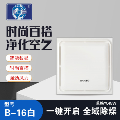 顶回美 智能电器(B-16)集成吊顶吹风换气二合一换气扇
