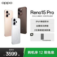 OPPO Reno15 Pro 蜜糖金 16GB+512GB 直播超稳超清 2亿超清影像 超出圈实况 5G智能 AI拍照手机