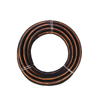盛京联硕高压胶管黑色缠绕夹布橡胶管空气胶管 内径51mm 4层线 工作压力15公斤 18米卷
