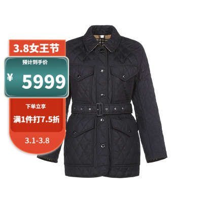 博柏利/巴宝莉 burberry 女士 锦纶棉服夹克上衣外套80341221