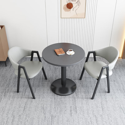 [标采]办公家具 三人位洽谈桌 一桌三椅