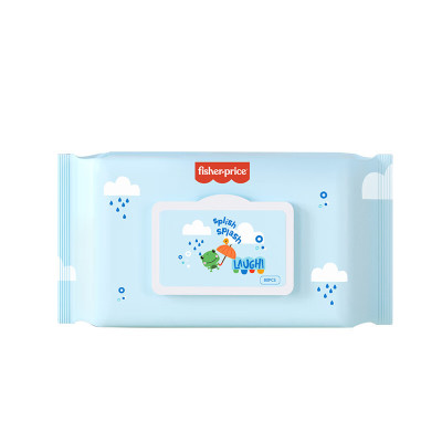 费雪(Fisher-Price)80抽翻盖湿巾(4包装)FP-ZJD702