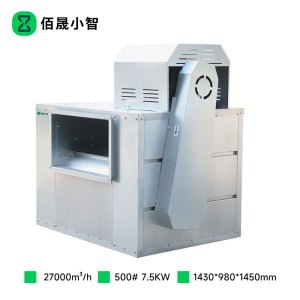 佰晟小智 强力静音排烟风机高压风柜 GTE007DF 高压风柜500#7.5KW