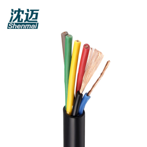 沈迈 铜芯软电线 ZR-RVV-450/750V-6*4平方毫米 米