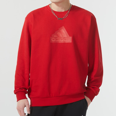 adidas/阿迪达斯卫衣2024新款运动休闲圆领针织套头衫IT3990 C