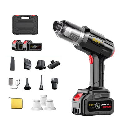 菁普华锂电无刷大功率吹吸两用车载吸尘器电脑主板清灰除尘吹吸尘器两电一充