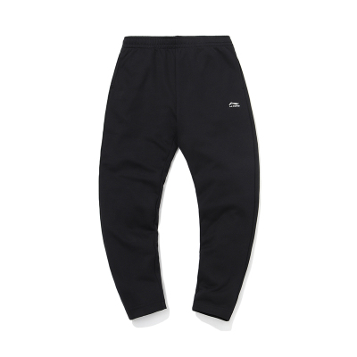 李宁卫裤女士新款女装冬季裤子休闲平口针织运动长裤