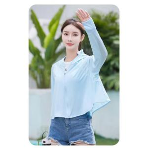 黑胶斗篷防晒衣女夏季大帽檐冰丝连帽防晒外套薄款凉感披肩防晒服