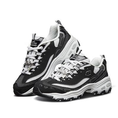 斯凯奇 休闲女鞋 36.5 黑色/白色 12241-BKW 65 单位:双