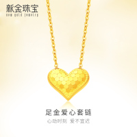 新金女士足金项链日韩风格黄金项链送恋人独特设计