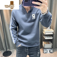 YANXU立领卫衣男2023新款拉链运动服套头长袖休闲高端男装外套衣服