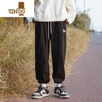 YANXU休闲卫裤男夏季潮牌百搭青少年运动裤港风宽松抽绳束脚阔腿长裤子