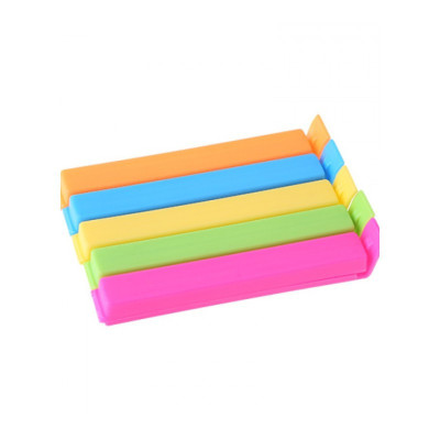 家柏饰(CORATED)塑料零食密封夹食品封口夹食品袋夹子封口条大号密封棒奶粉零食夹