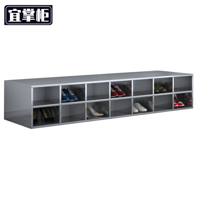 宜掌柜 不锈钢员工鞋柜 双面28格(304)台