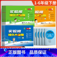 [3本]语文+数学+英语(人教版) 三年级下 [正版]2023春实验班提优大考卷小学一年级试卷测试卷全套下册二年级三四五