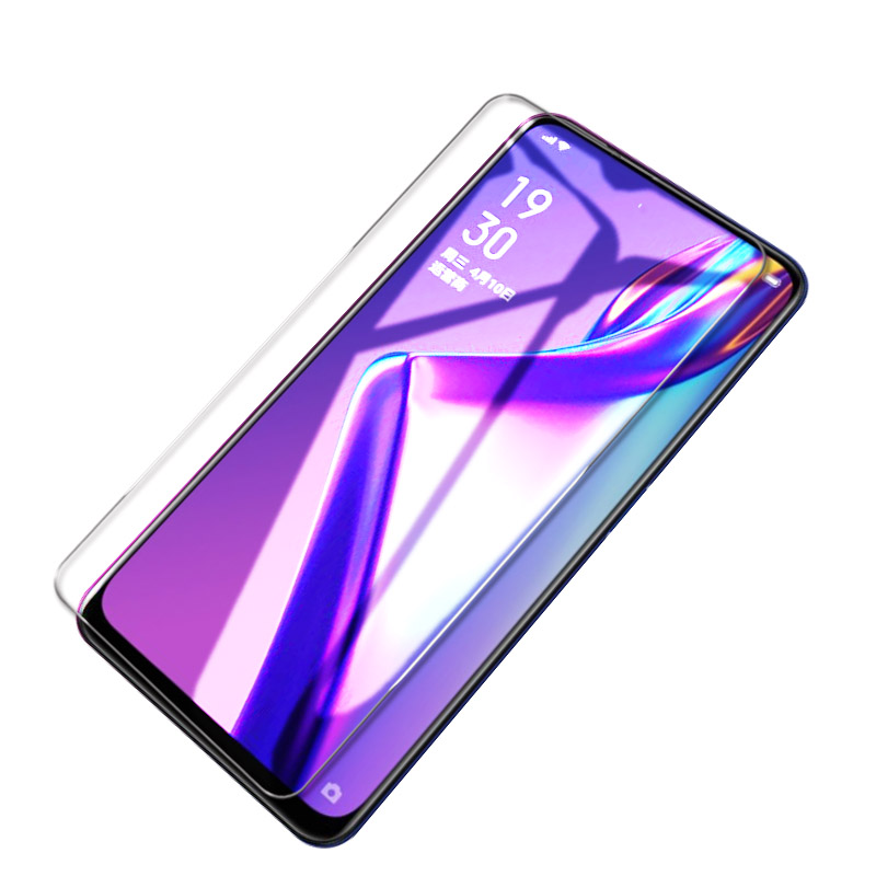 [买2送手机壳]轻万适用oppok3钢化膜6.5英寸非全面屏高清贴膜