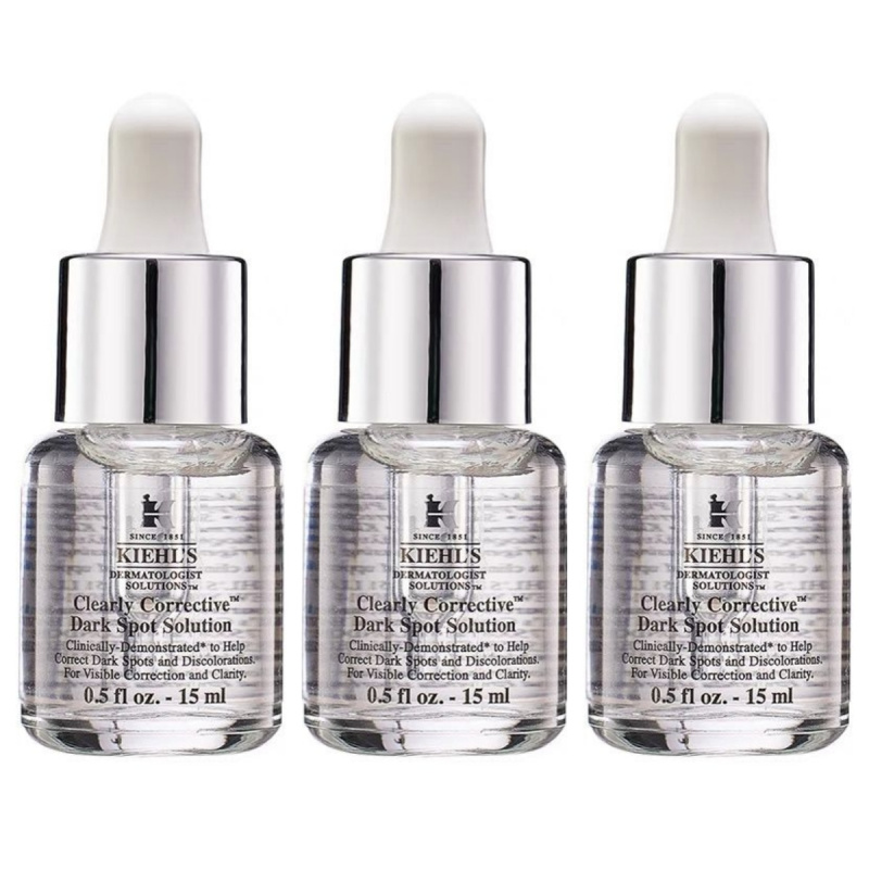 科颜氏(Kiehl's)淡斑精华液小样15ml*3瓶焕白均衡亮肤淡斑精华液