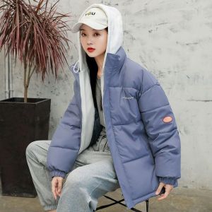 面包服短款棉衣棉服女韩版宽松秋冬季外套棉袄