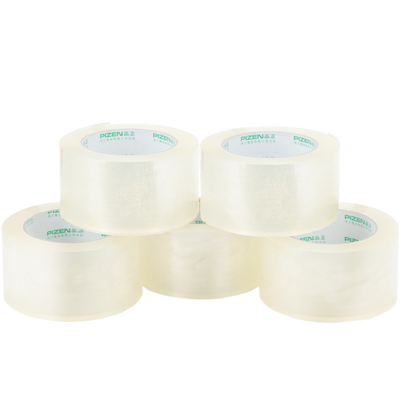 得力 透明胶带 封箱胶带 45mm*100y*50um(91.4m/卷) 6卷/筒 30175