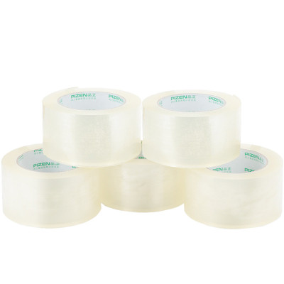 得力 透明胶带 封箱胶带 45mm*100y*50um(91.4m/卷) 6卷/筒 30175