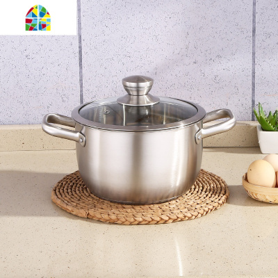 封后304不锈钢汤锅蒸锅两用2层蒸饭锅家用小号煲汤锅煮粥锅18 20-24CM FENGH 内径20CM二层汤蒸锅[30