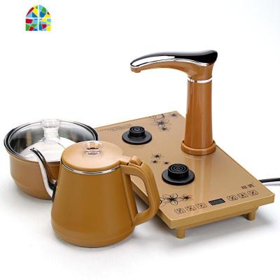 全自动上水壶电热水壶茶具套装抽水吸水式烧水煮茶壶电磁茶炉防烫 FENGHOU 全自动黑色单玻璃主机尺寸20*37