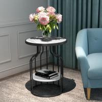 森美人北欧轻奢大理石边几角几客厅沙发小茶几边桌边角柜创意阳台小圆桌