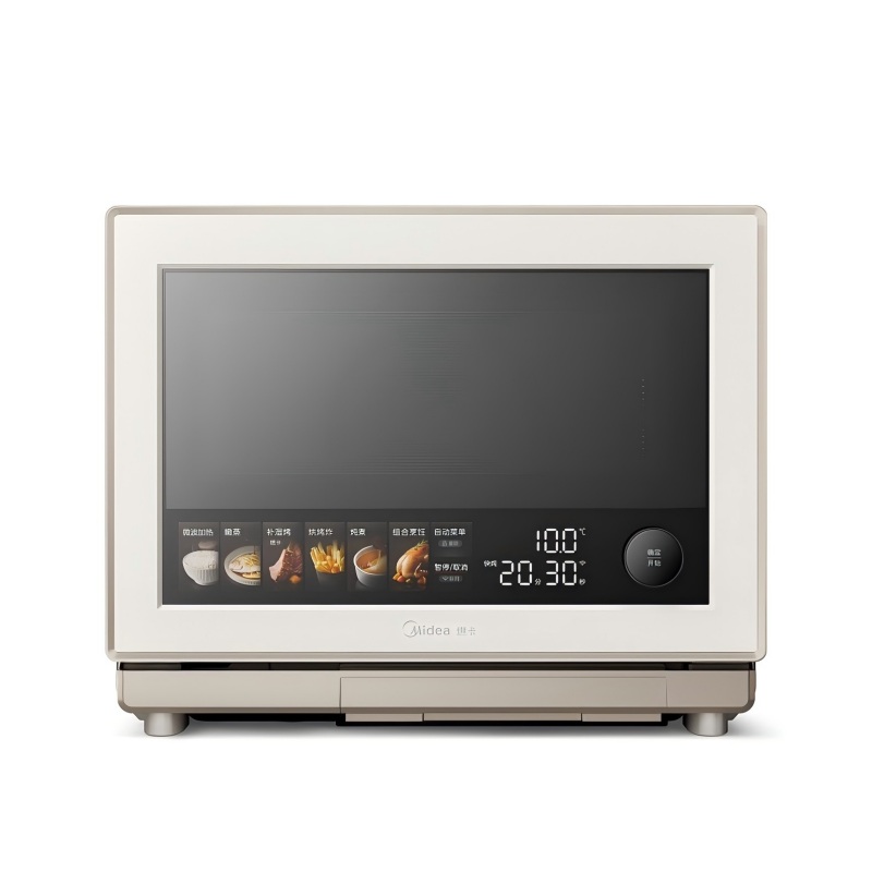 美的智能变频微波炉M1-XW超大容量快速解冻高效烹饪不挑食材家电升级首选