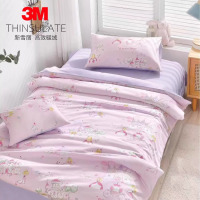 3M新雪丽忆舒家全棉抑菌防螨儿童保暖春秋四季被子被芯透气冬被单独被子