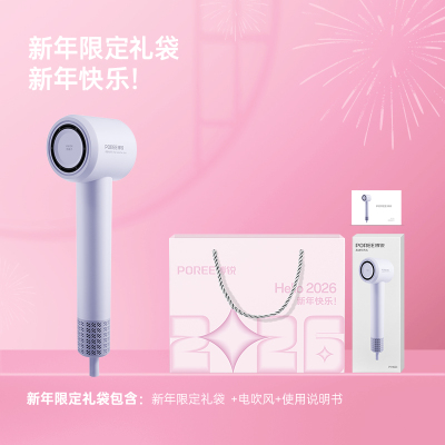博锐情人节礼物高速电吹风大功率家用护发吹风负离子风力速干送女友送妈妈PH1653