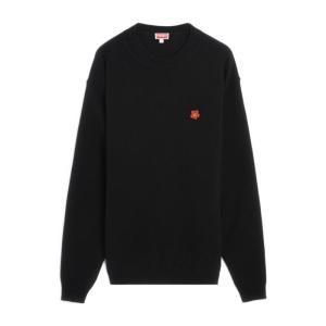 高田贤三(Kenzo)纯羊毛长袖圆领毛衣男运动卫衣保暖舒适套头衫秋