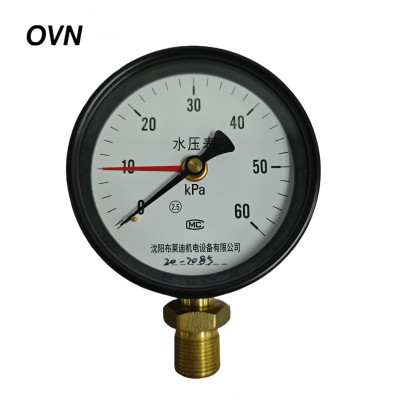 OVN 水压表 0-60kpa 块