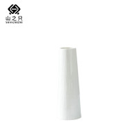 山之只 陶瓷白色花瓶 直径7cm 个
